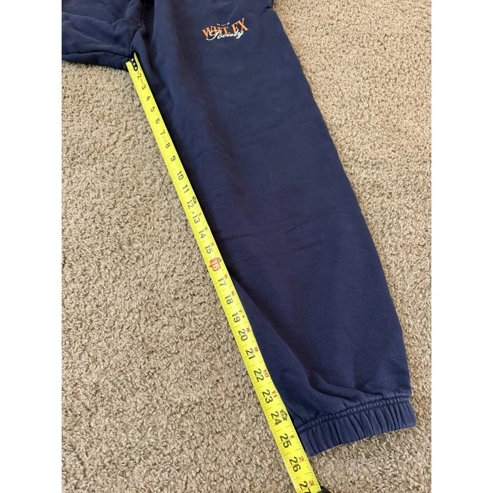 White Fox Women's Comfy Sweatpant Joggers with Drawstring Womens Size Large Blue